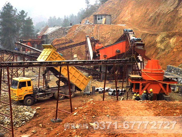 輝綠巖制砂生產線