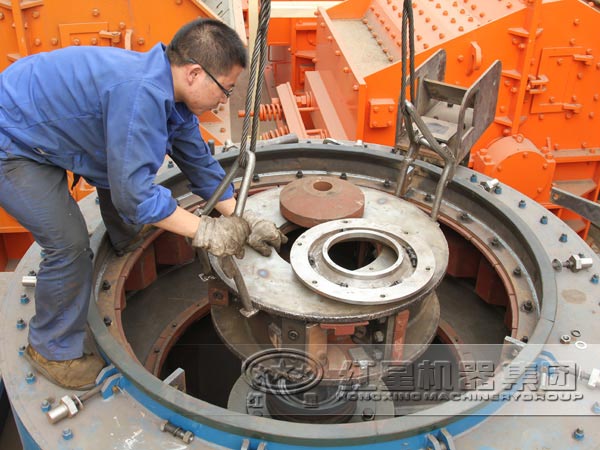 金剛砂制砂機的分料錐