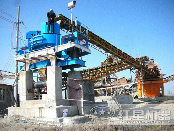 時產20方河卵石制砂機