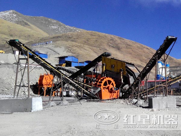 洗砂機生產現場