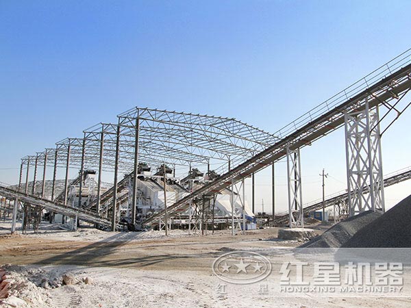 節能環保的砂石骨料生產線