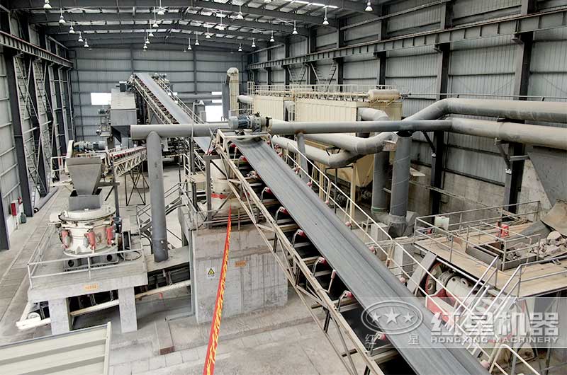 大型固定式混凝土破碎機現場