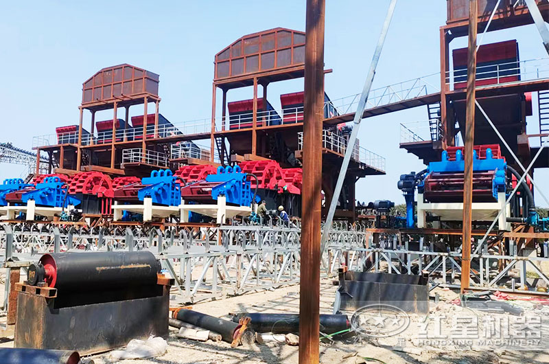 制砂洗沙設備現(xiàn)場