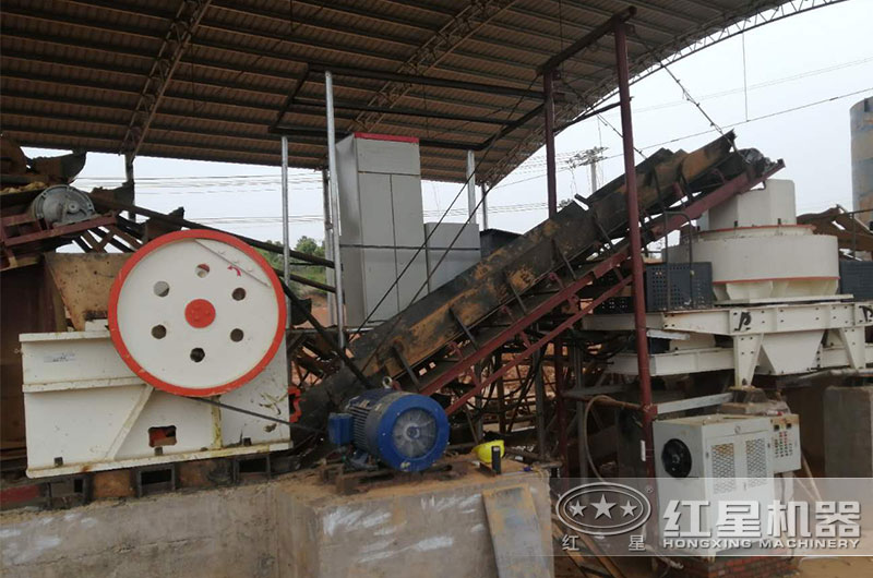 紅星尾礦制砂機現(xiàn)場