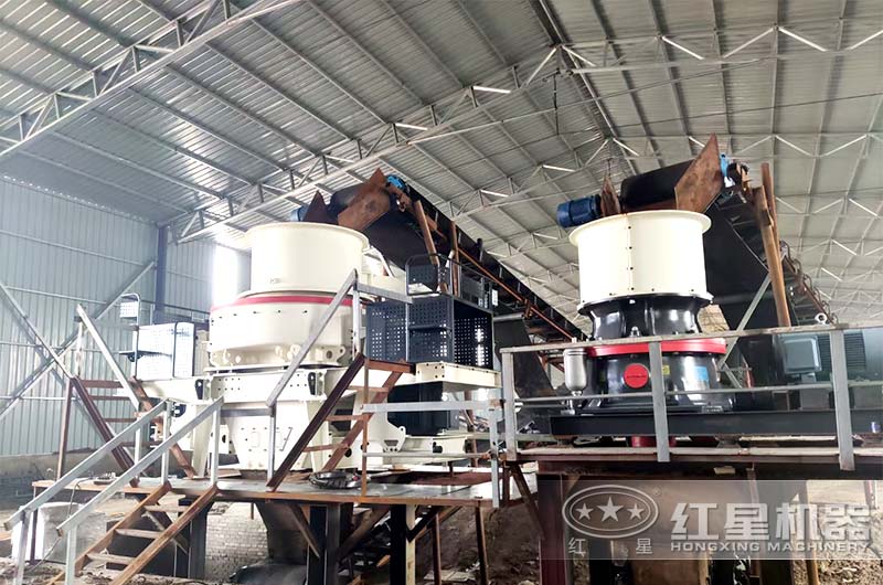 時產100噸硅石制砂生產線設計方案二