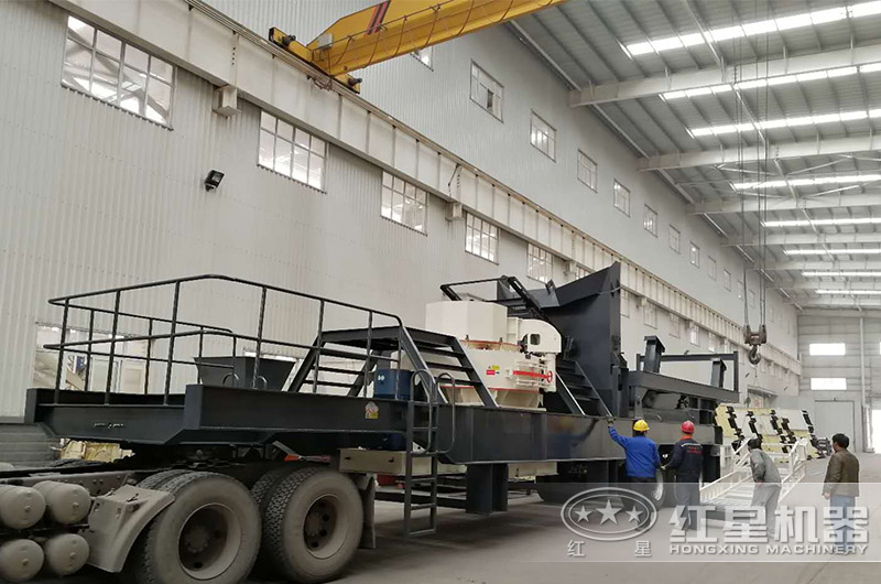移動制砂機(jī)組機(jī)現(xiàn)場