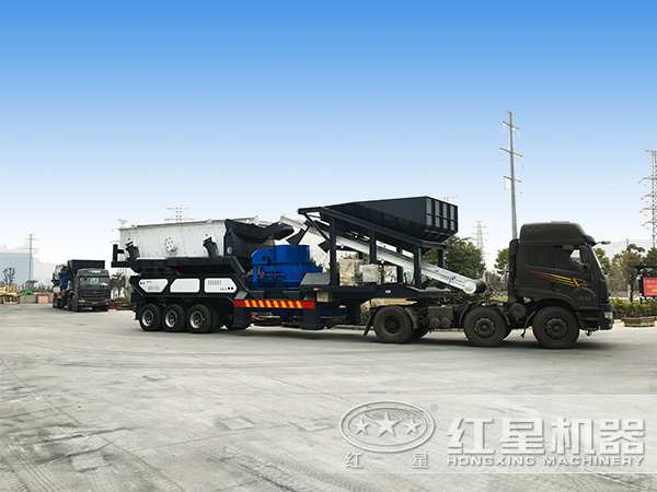 制砂機流動車小型砸石子機