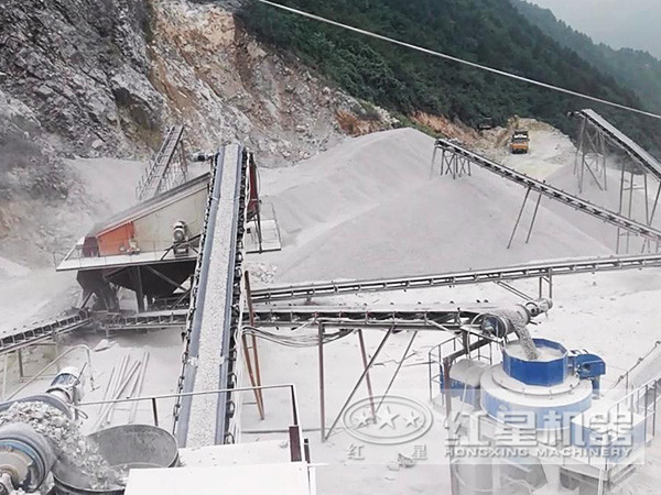 沖擊式破碎機生產現場