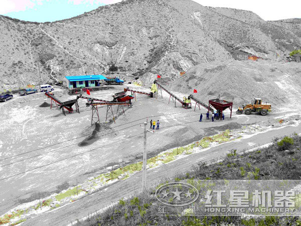 制砂生產現(xiàn)場圖