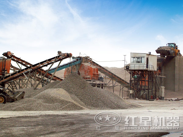 貴州某砂石加工廠現場圖