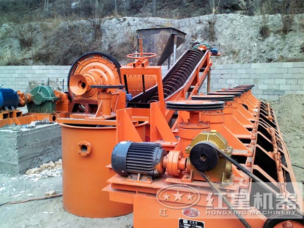 螺旋洗砂機(jī)生產(chǎn)現(xiàn)場圖