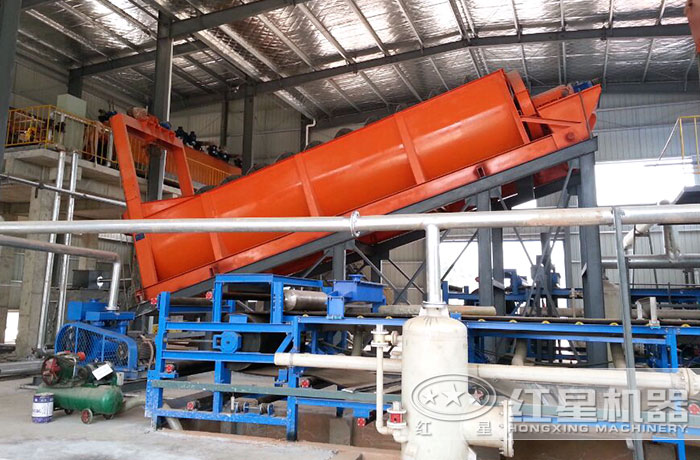 螺旋洗砂機洗砂現場