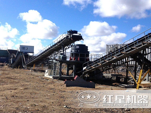 砂石破碎現(xiàn)場(chǎng)