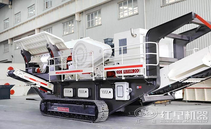 履帶式建筑垃圾移動破碎篩分機