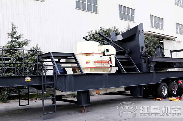移動小型制砂機設備展示