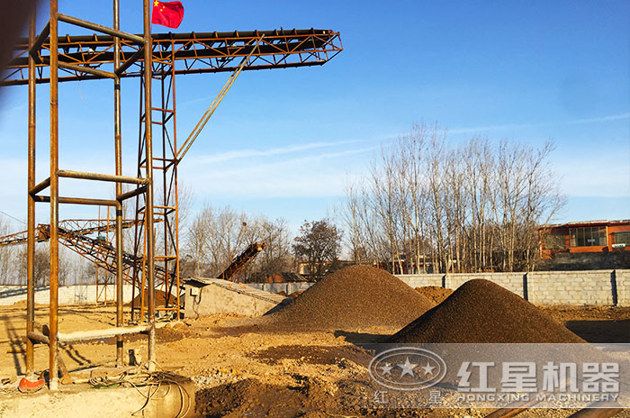 鐵礦石加工現場