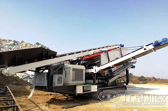 履帶式移動機制砂設備