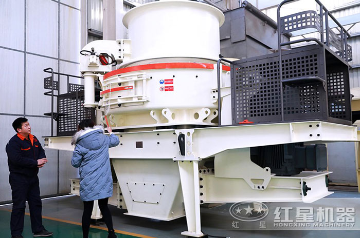 用戶來廠參觀試機