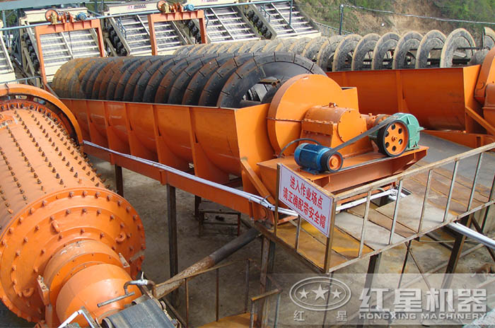 螺旋混凝土砂石分離設備作業現場