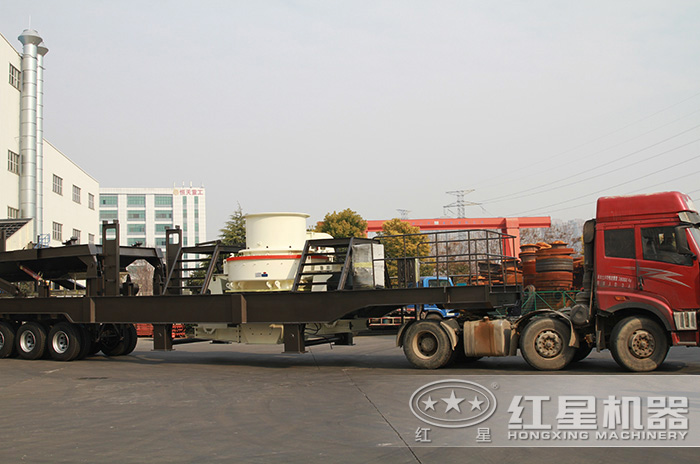 輪胎式移動機制砂設備展示