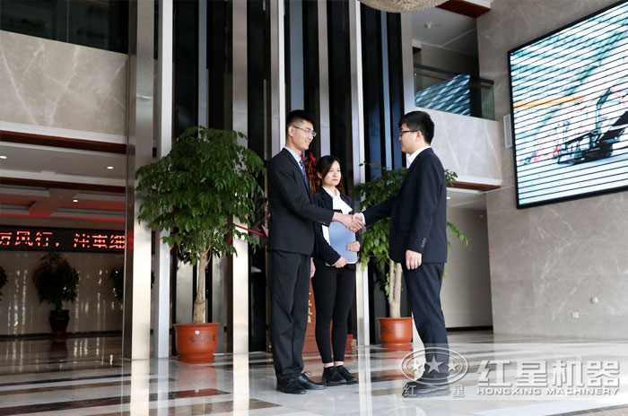 客戶到廠參觀設備