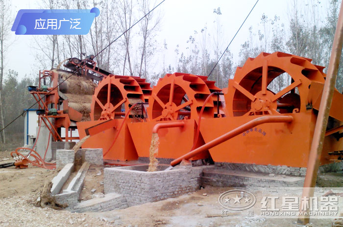 洗沙機作業現場