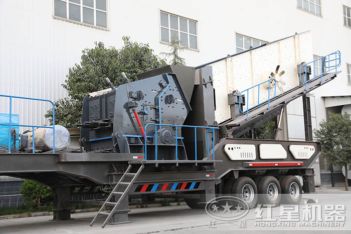 可移動小型石料粉碎設備