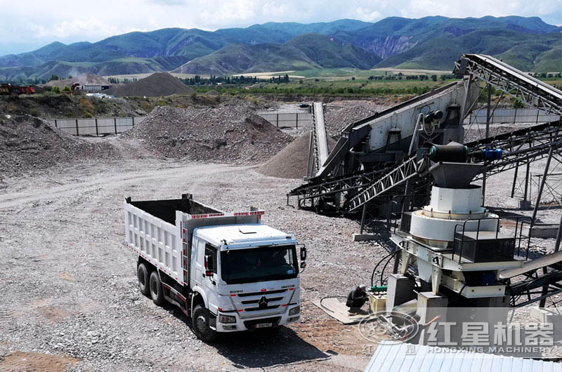 人造沙加工現場