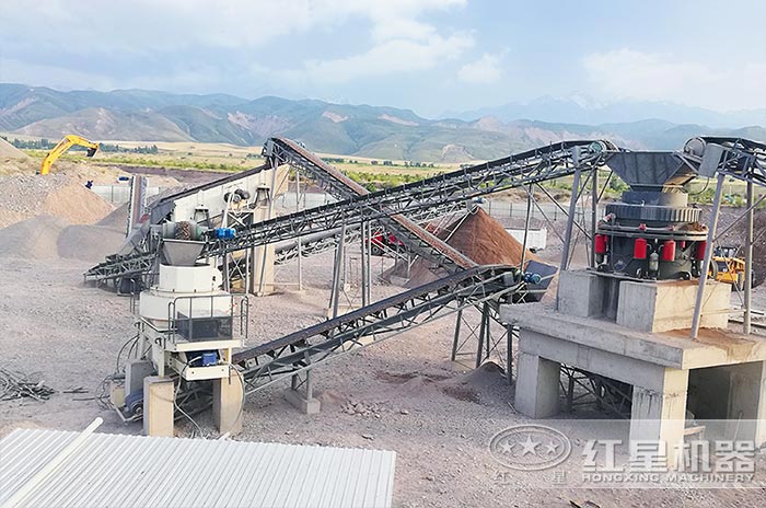 廣東廣州砂石料場生產現場