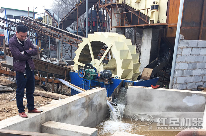 洗砂機客戶現場