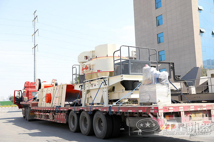 紅星花崗巖磨砂機發往江蘇蘇州