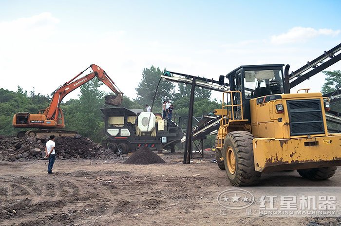 碎煤加工現(xiàn)場展示