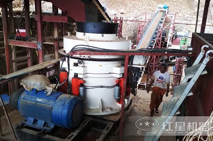 緬甸客戶的作業現場