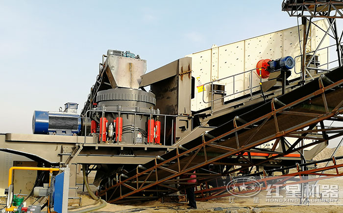 新型砂石料生產線部分設備展示