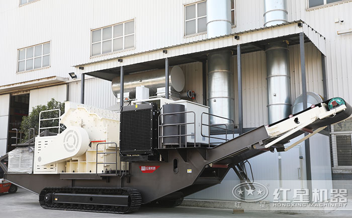 小型履帶式移動打沙機設備展示