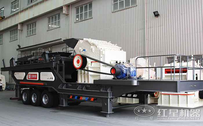 輪胎式移動細碎機設備