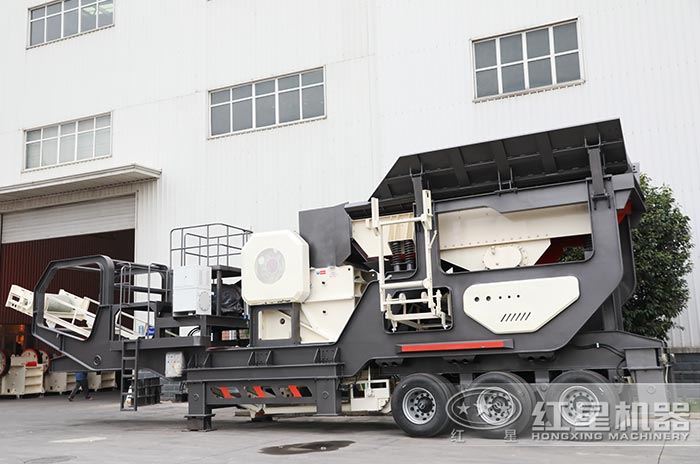 進階款-搭配粗鄂破的移動破碎機