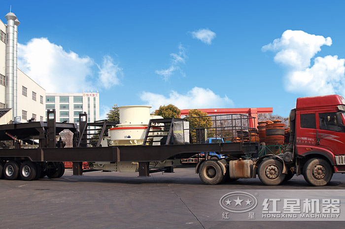 移動制沙一體機發貨現場