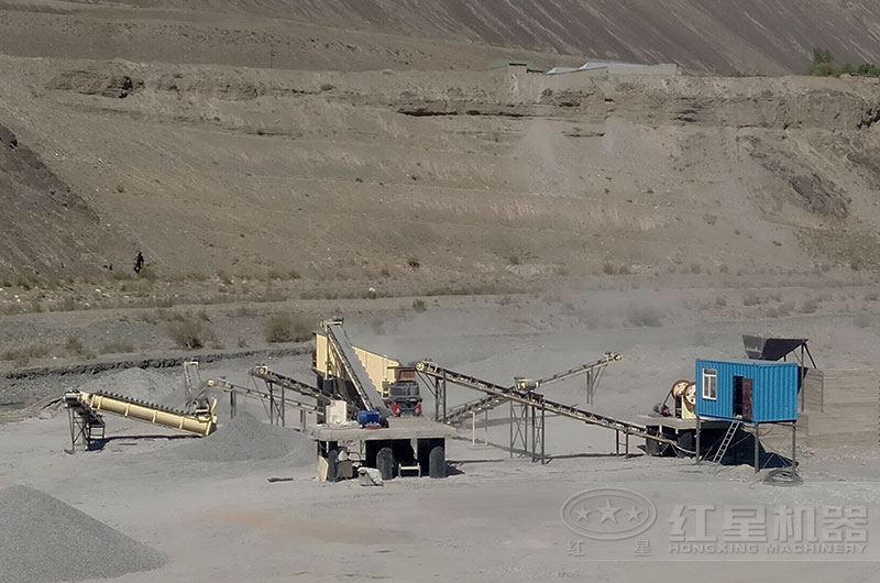 機制砂生產現場