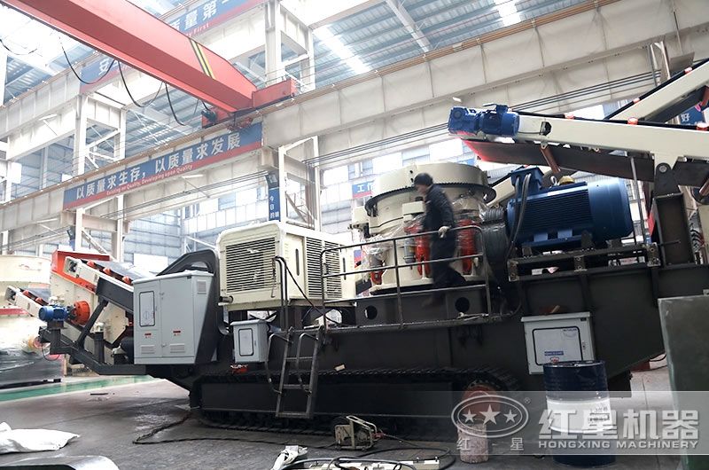 紅星移動式制設設備，車間安裝現場