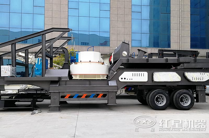 紅星移動式制砂設備實拍現場