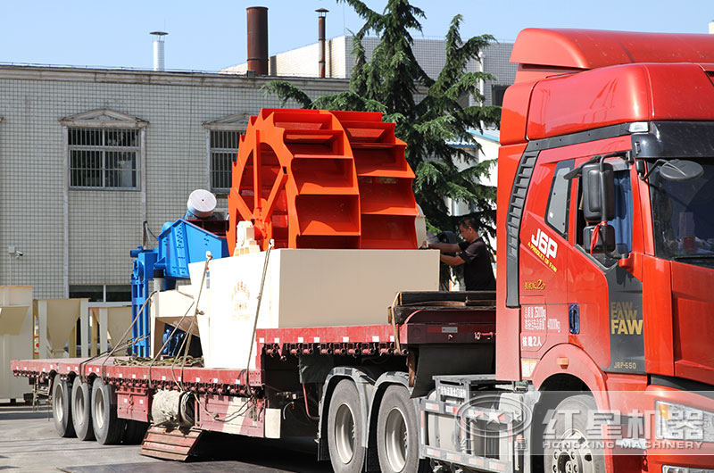 水洗砂成套設備發貨圖