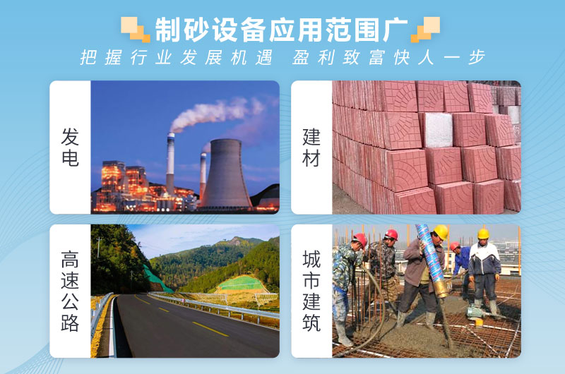 石灰石制砂機設備在制砂廠應用廣泛