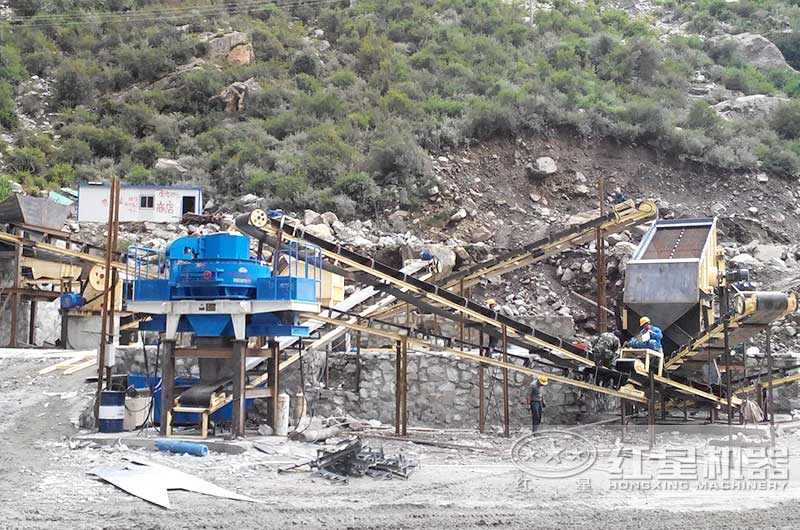 制砂生產線客戶現場