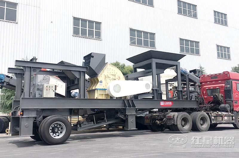 移動碎石機發貨中