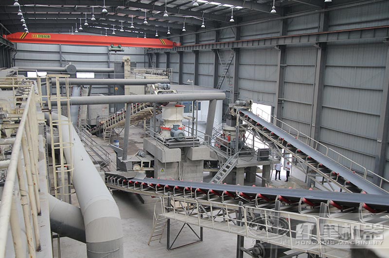 固定式破碎生產線現場