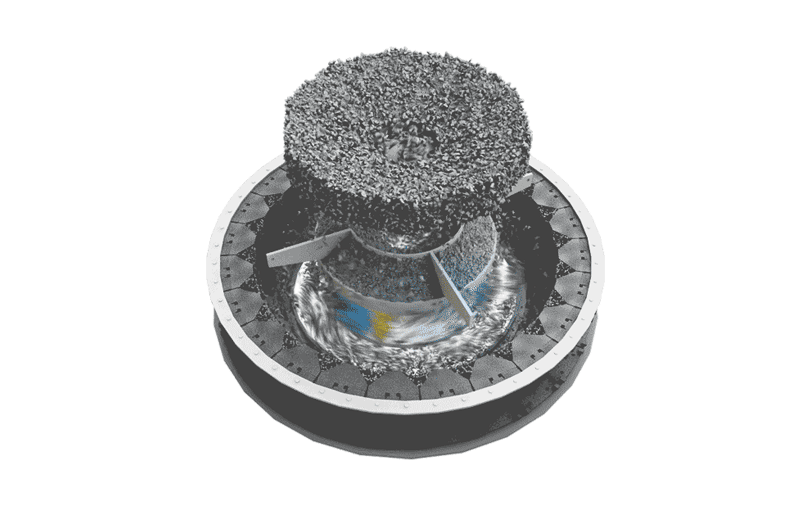 VSI立軸制砂機工作原理動態圖