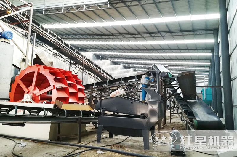 洗砂機在制砂生產現場的應用